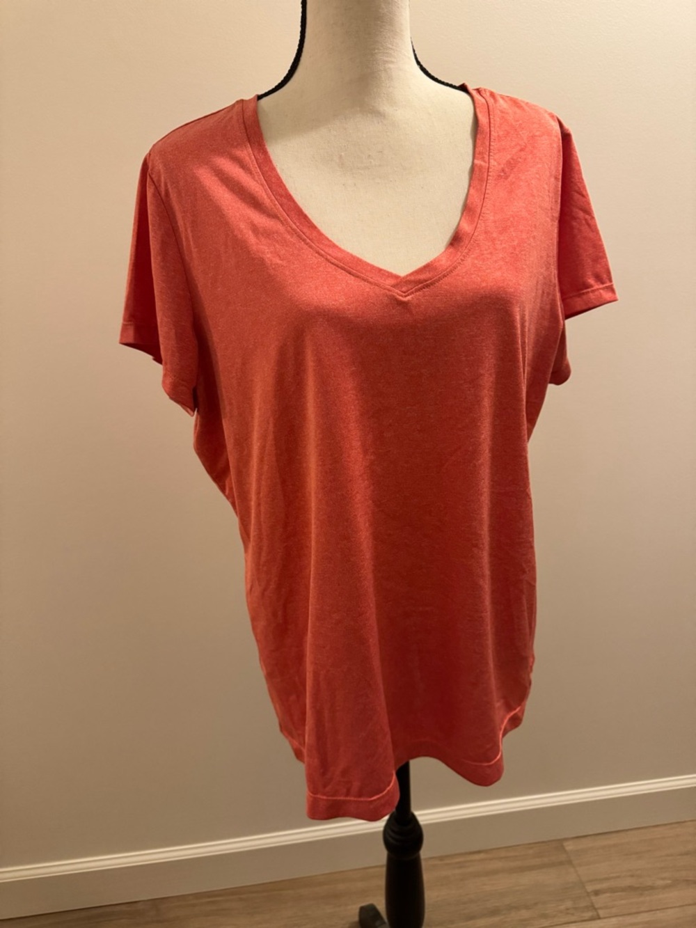 Energy Zone Coral V-Neck Short Sleeve Tee